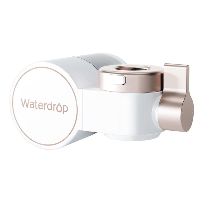 Waterdrop BFT1 Bathroom Sink Filter, Water Faucet for Skincare 2.0, 10X Clean, 0.01 Micron, Reduce Skin Redness, Chlorine & Scale Control, Water Softner, NSF 372 Certified (1 Filter Included) - Image 1